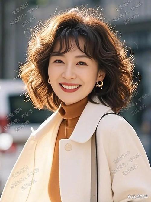 45一50岁发型减龄好看_四五十岁女性试短发，洋气减龄显气质