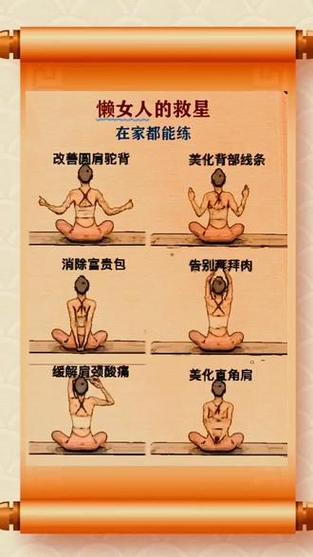 薄背最有效三个动作_练背塑形好，5动作改善圆肩驼背