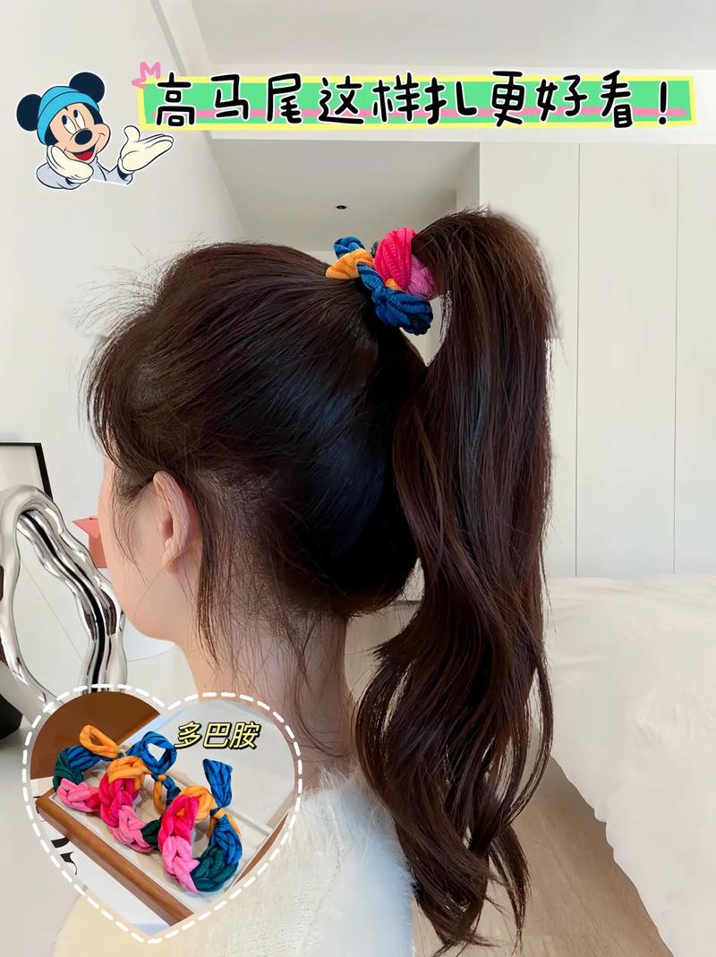 适合扎高马尾的发带_蝴蝶结发绳点亮甜美优雅风 适合扎高马尾的发带_蝴蝶结发绳点亮甜美优雅风
