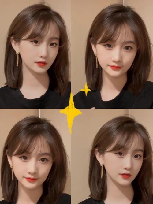 长椭圆形脸搭配发型_椭圆脸发型多样，空气刘海显清新，寸头显个性