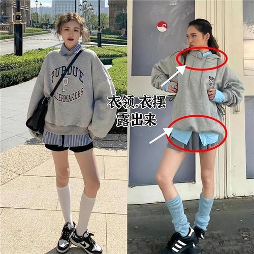 卫衣的8种叠穿法_秋冬卫衣叠穿8法，时尚保暖又好看