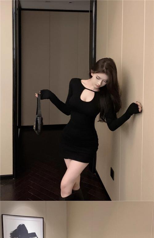 高腰纯黑色包臀紧身短裙女_高腰包臀黑短裙，小个子显高显瘦，职场气质必备！