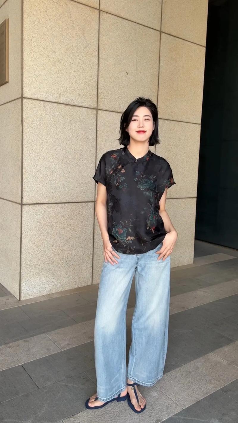 香云纱穿搭图片_传统与时尚的碰撞