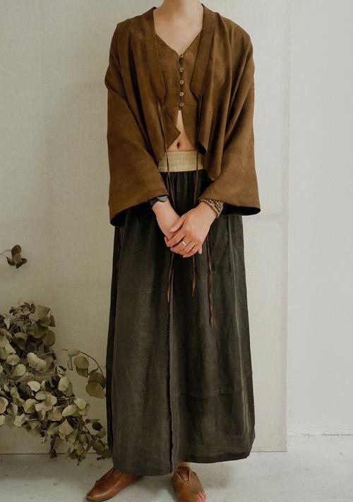 香云纱穿搭图片_传统与时尚的碰撞