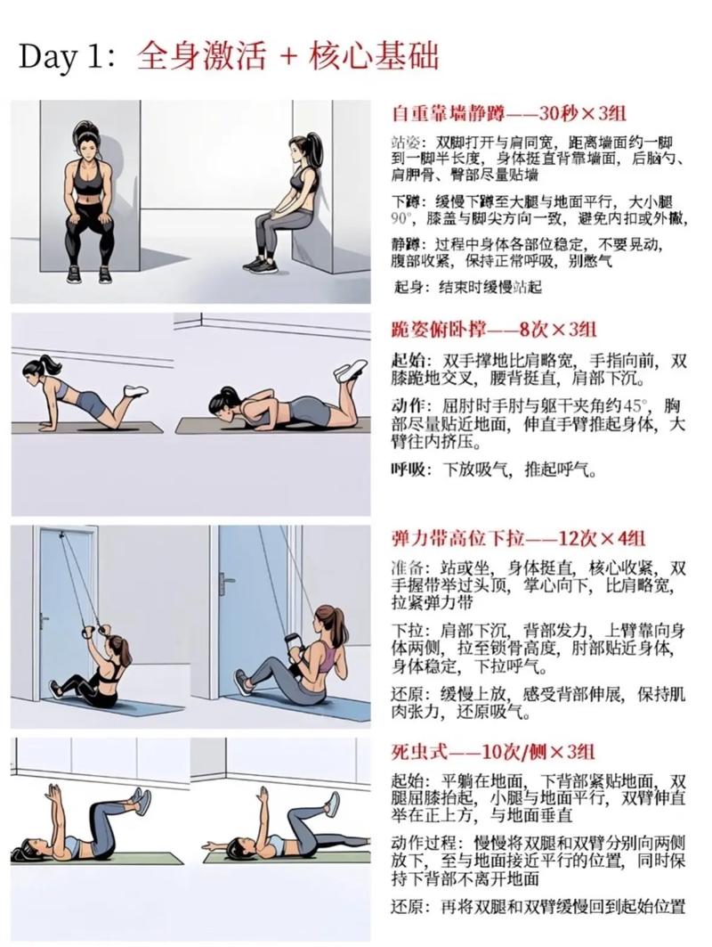 女性家庭健身指南_居家自重练出好身材，饮食运动要跟上！