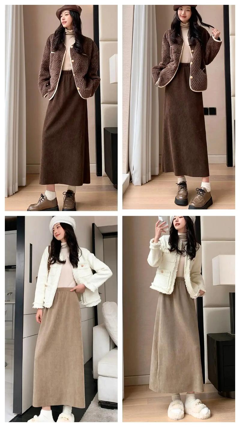 配冬天包臀裙的鞋子图片_颜色搭配显气质