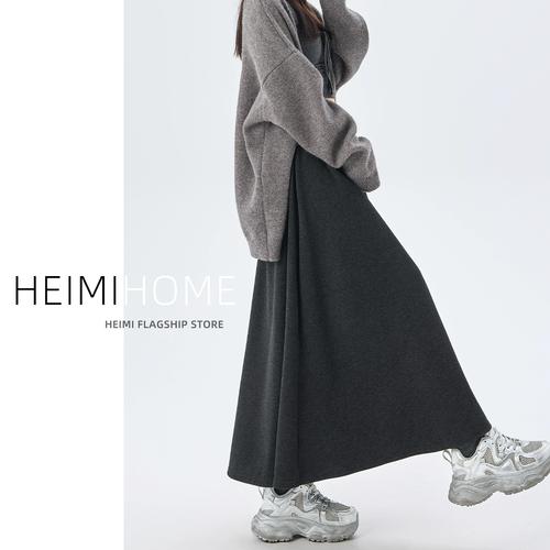 深灰色半身裙怎样搭配上衣_优雅深灰半身裙，百搭时尚，穿出你的高级感！