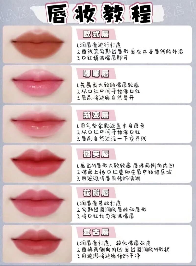 最简单化妆三步_粉底眉形口红，日常精致妆