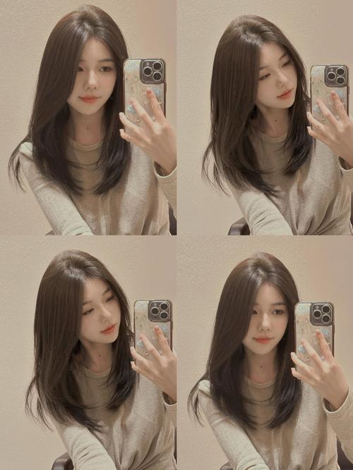 倒五边形脸适合什么发型_中长发柔化五边形脸,斜刘海拉长脸型 倒五边形脸适合什么发型_中长发柔化五边形脸,斜刘海拉长脸型