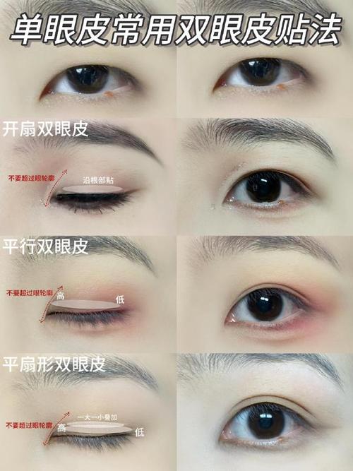 贴双眼皮贴在化妆哪个步骤_妆前贴双眼皮贴，持久自然美眼妆