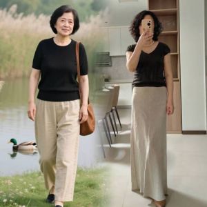 40至50岁女人穿衣搭配_质感舒适显高级，经典基础款是王道