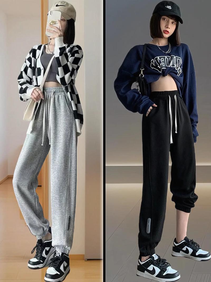 宽松运动裤配什么上衣好看_运动裤搭出百变风格！