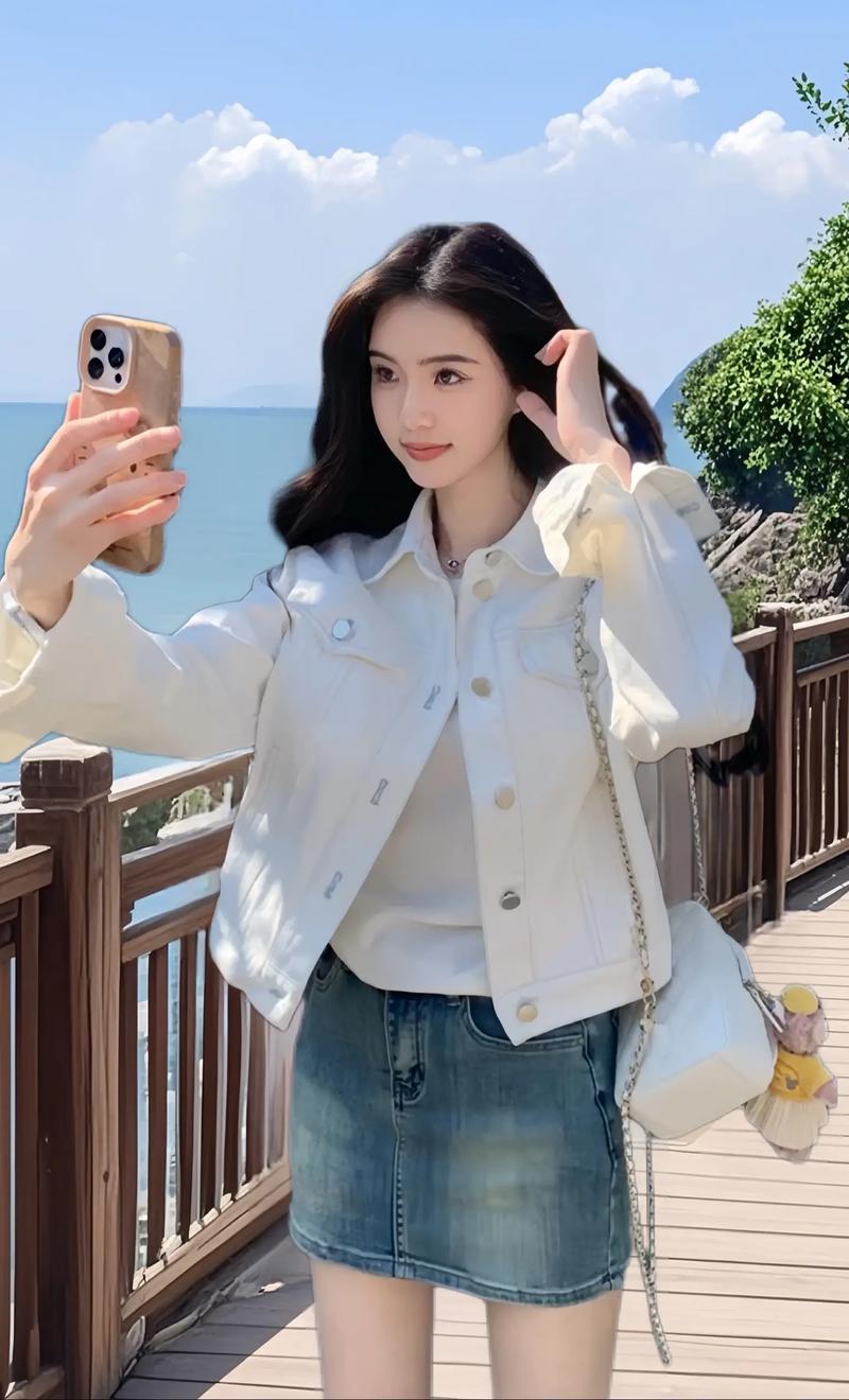 短外套怎么搭配_麂皮小香风皮衣等，简约叠穿显高有格调