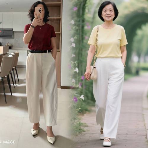 50多岁女最佳穿搭_合身剪裁显气质,质感面料更高级 50多岁女最佳穿搭_合身剪裁显气质,质感面料更高级