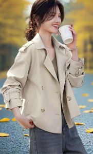 短风衣的三个最佳搭配_卡其风衣怎么穿显瘦显高？