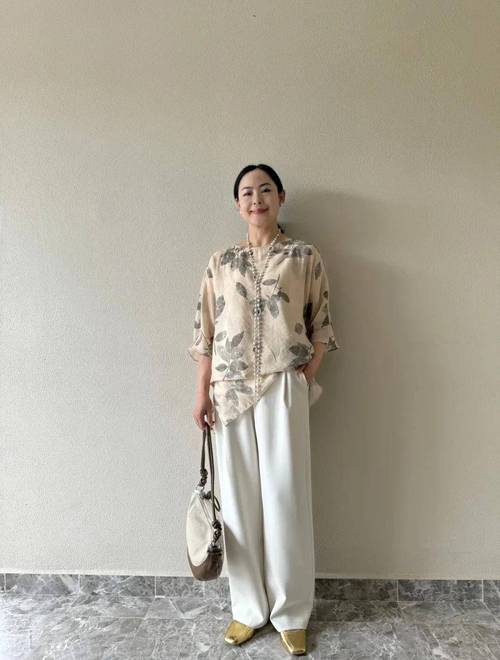 40一50女士阔腿裤搭配_40+成熟女性气质穿搭 40一50女士阔腿裤搭配_40+成熟女性气质穿搭