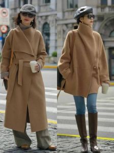 驼色大衣配什么颜色打底衫_驼色大衣配啥内搭？5种风格轻松拿捏！