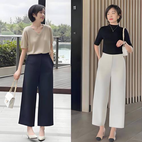 中年女性阔腿裤搭配_中年女秋穿阔腿裤,气质显,显气质! 中年女性阔腿裤搭配_中年女秋穿阔腿裤,气质显,显气质!