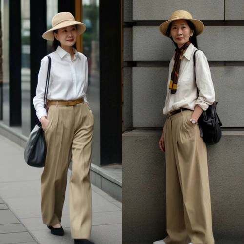 40-50岁女人最佳穿搭_舒适质感，成熟女性高级感