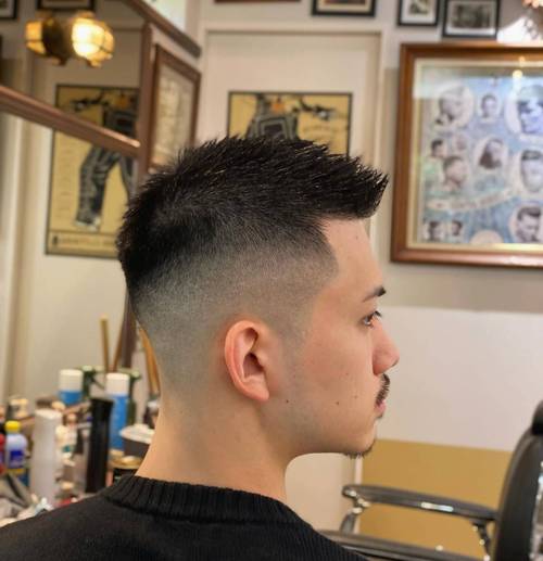 平刘海两边铲短发型_两侧铲短刘海，时尚打理显个性