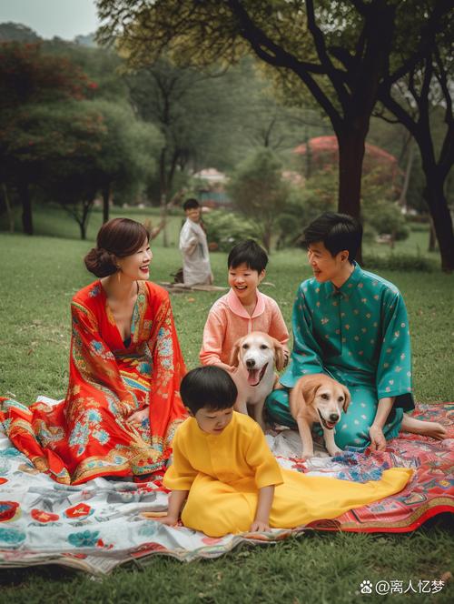 一边看着家人照片一边化妆_翻看旧照，镜中亲情浓