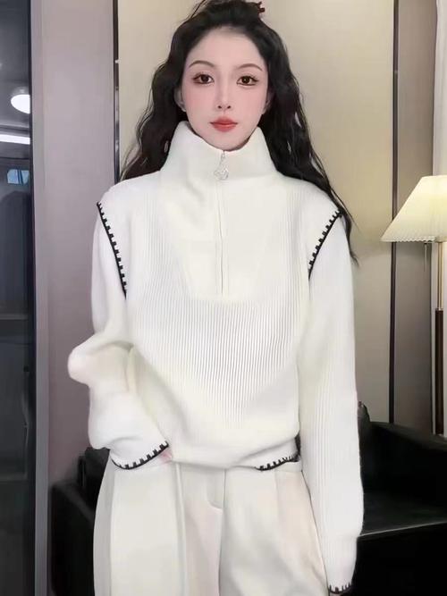半拉链毛衣适合什么人穿_方便保暖又时尚，懒人必备！