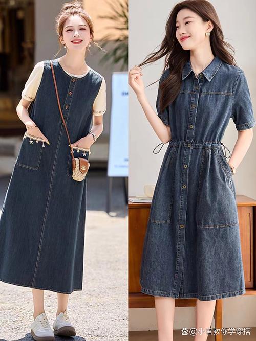 腰粗适合半身裙还是连体连衣裙_高腰A字裙，遮盖腰腹，显瘦必备！