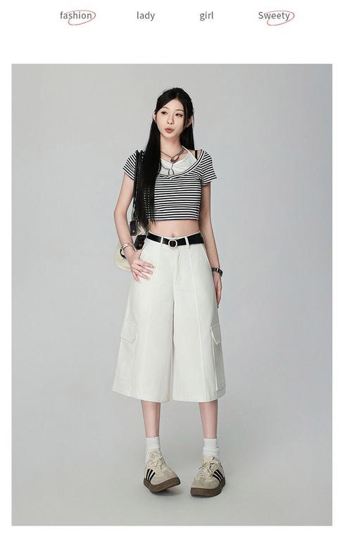 七分裤配什么上衣好看_显腿长百搭，休闲优雅随心换