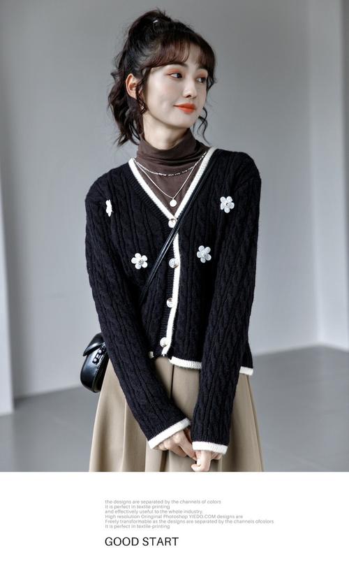 V领毛衣怎么搭配_V领毛衣搭配指南，时髦又显瘦！