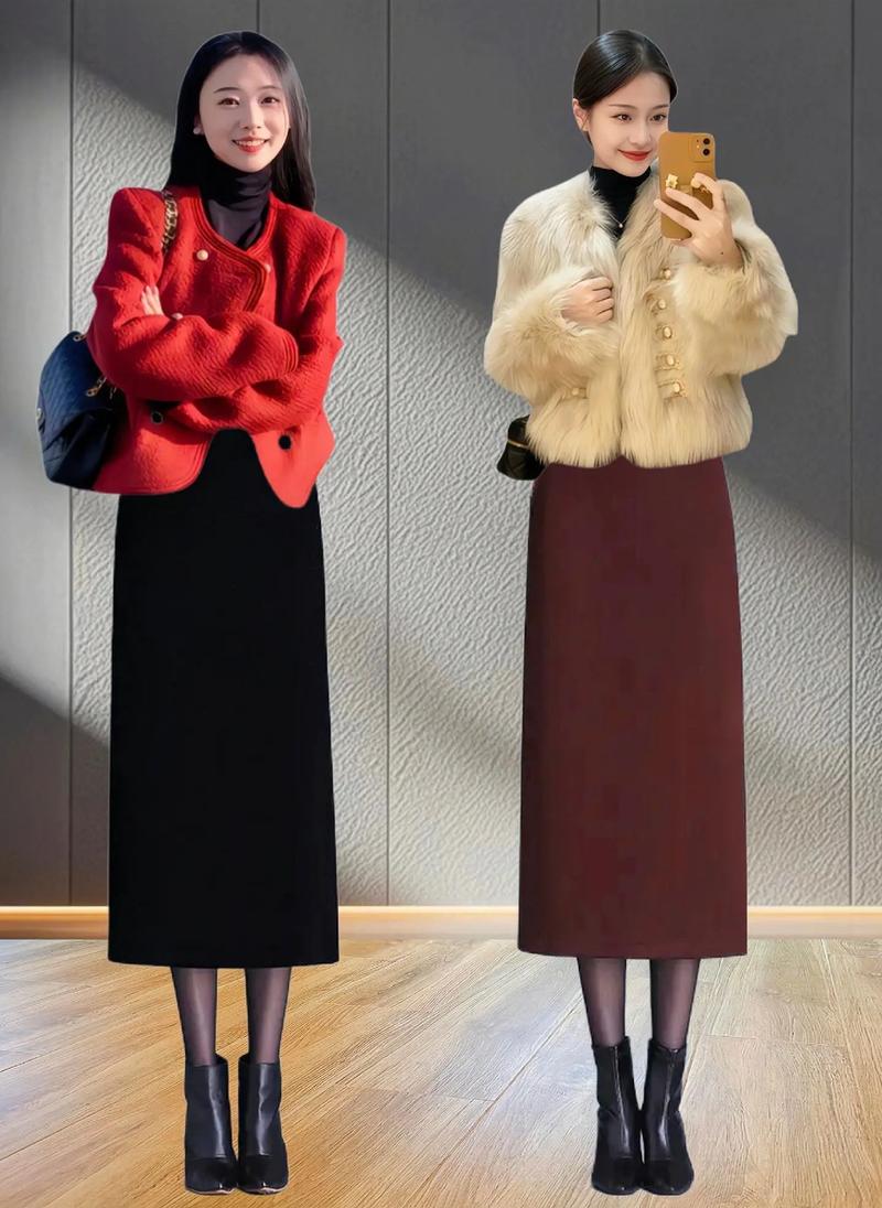 毛呢长裙怎么搭配上衣_显瘦显高小窍门 毛呢长裙怎么搭配上衣_显瘦显高小窍门