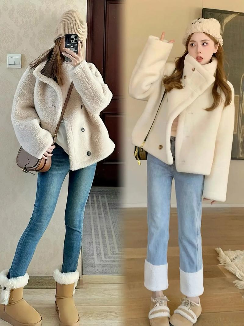 羊羔毛上衣配什么裤子_百搭时尚过秋冬