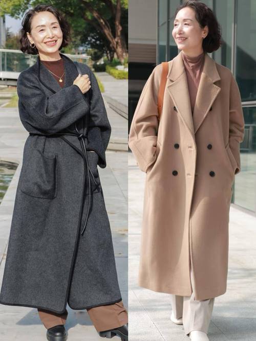 穿长款大衣配什么发型_优雅干练随心变