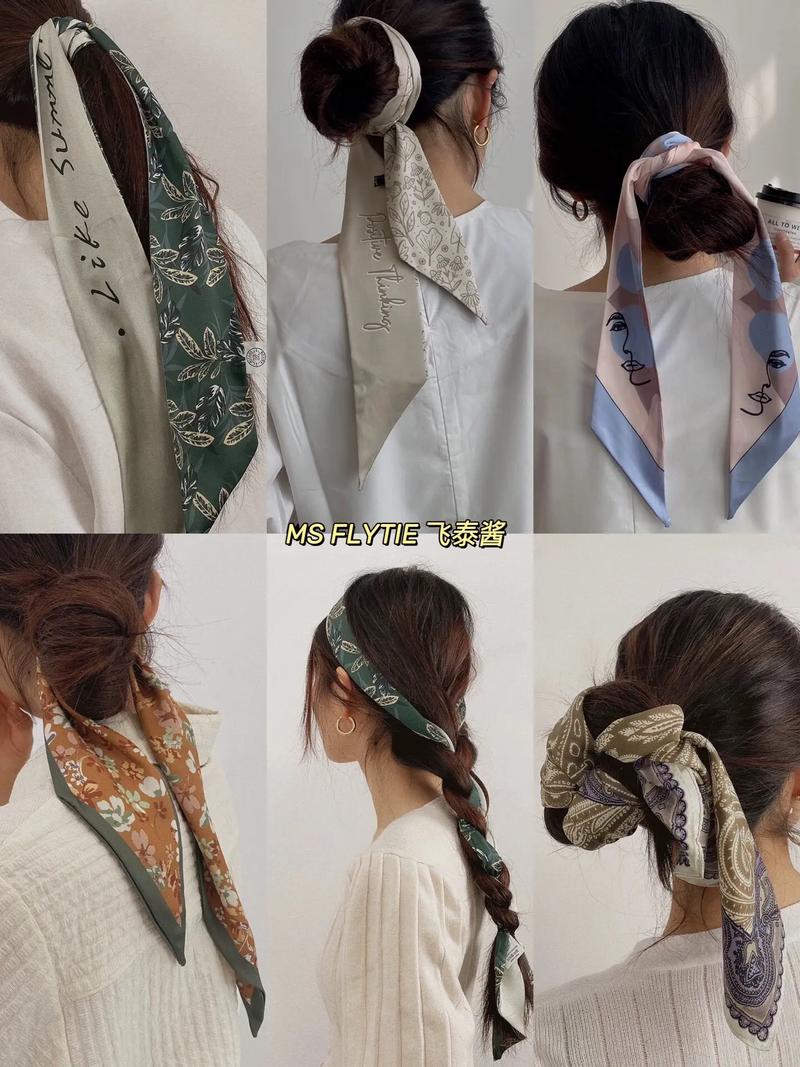 一条发带怎么扎头发_解锁古典韵味