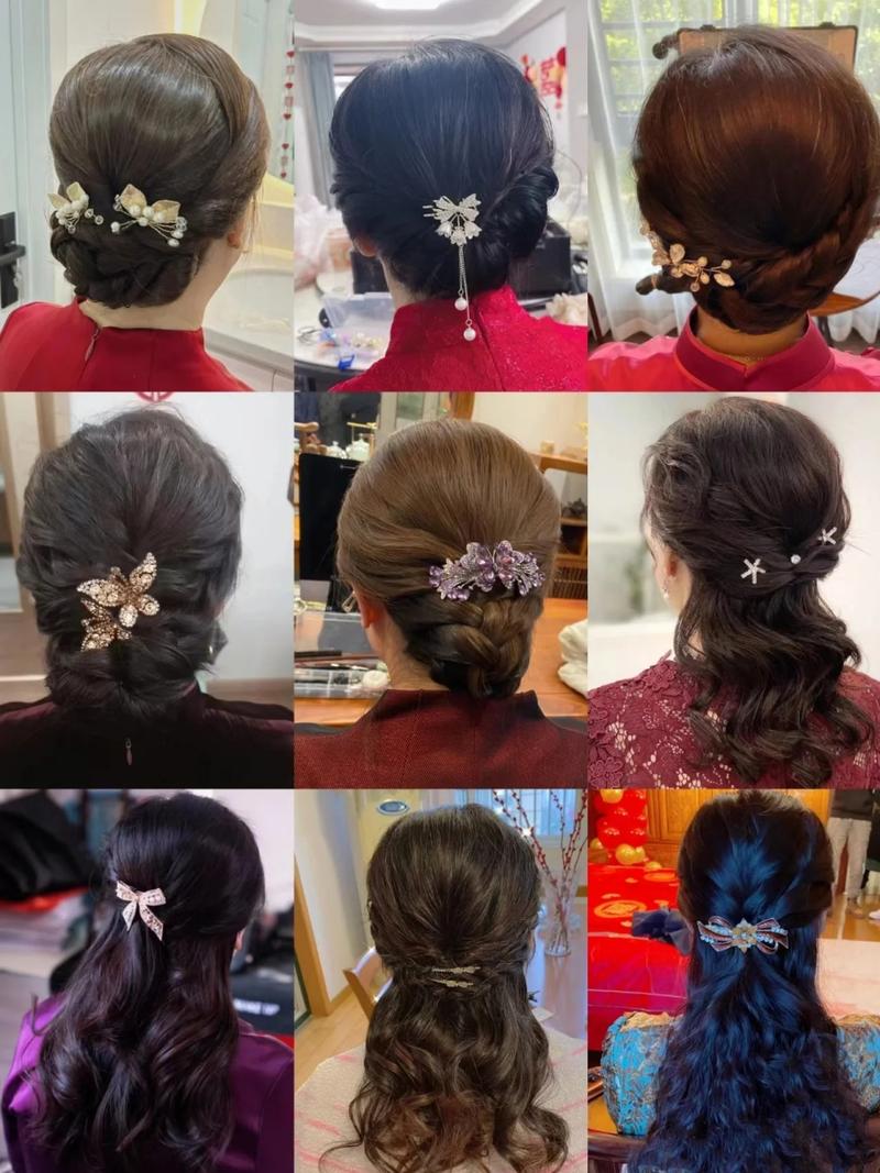 嫁女儿母亲最佳发型_女儿出嫁，妈妈发型选对显优雅！