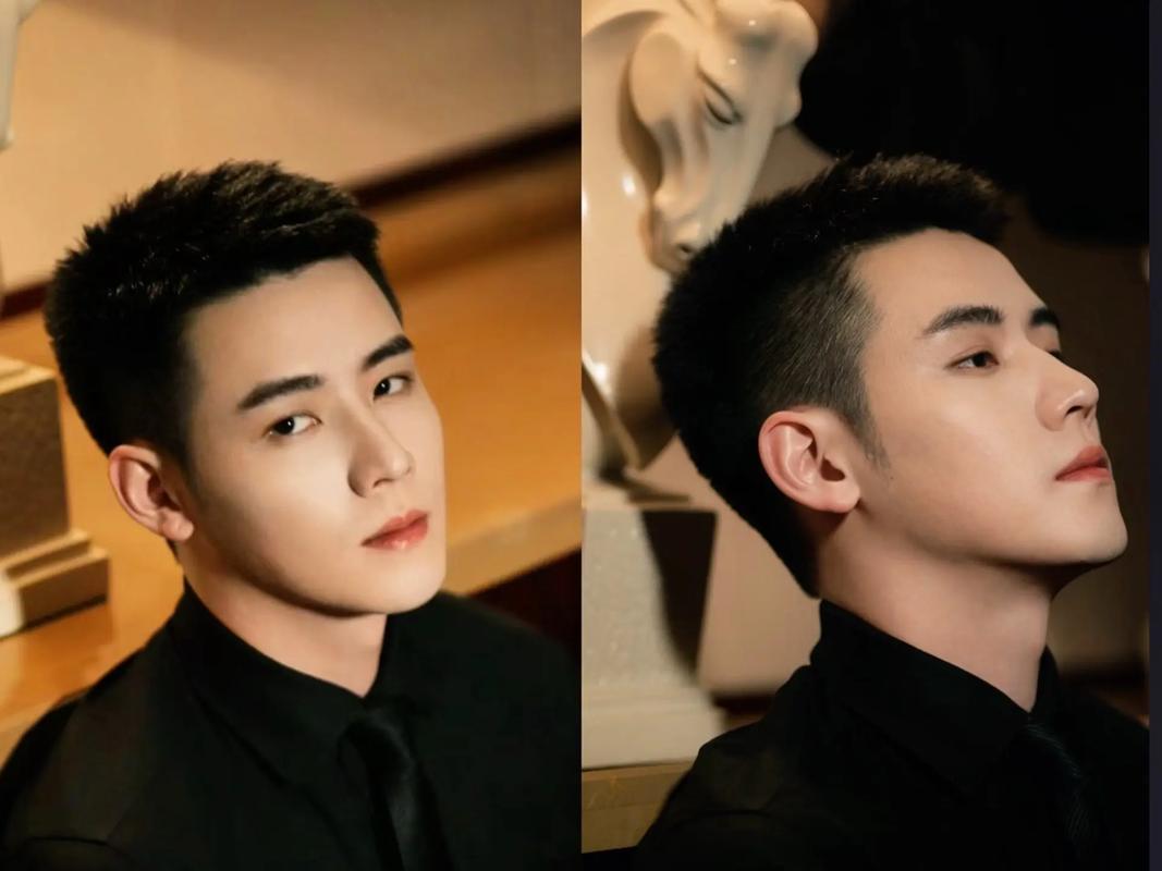 短椭圆脸男生适合的发型多吗_椭圆脸男生发型多，短直飞机头都好看！