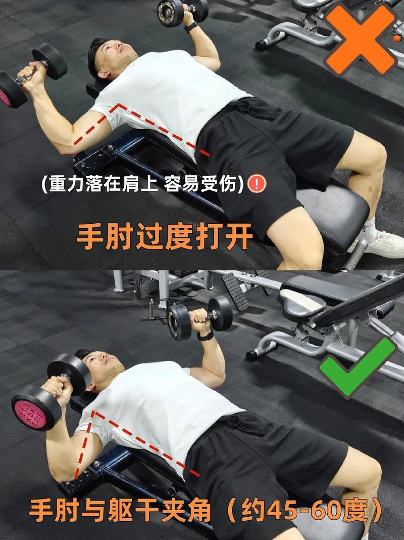 卧姿哑铃推举正确姿势_哑铃卧推姿势详解,安全增肌 卧姿哑铃推举正确姿势_哑铃卧推姿势详解,安全增肌