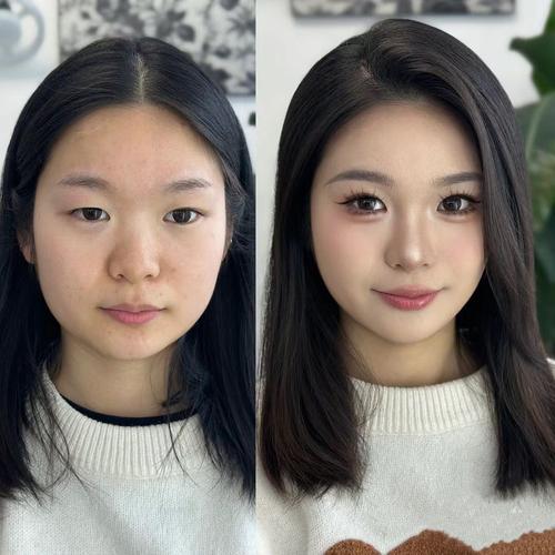 半边脸化妆对比照_半边脸妆容挑战性别，展现化妆魔力