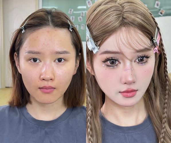 半边脸化妆对比照_半边脸妆容挑战性别，展现化妆魔力