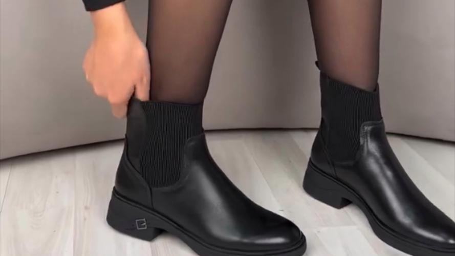 36d小腿袜配黑短靴_深秋丝袜配高跟,职场女必备时尚! 36d小腿袜配黑短靴_深秋丝袜配高跟,职场女必备时尚!