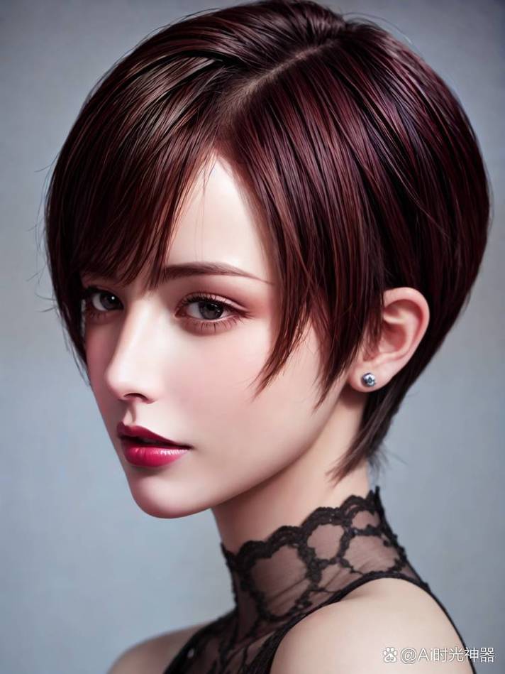 一侧露耳一侧长短发_不对称时尚,干练又个性 一侧露耳一侧长短发_不对称时尚,干练又个性