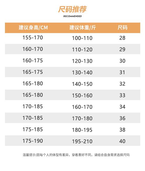 M码的休闲裤适合多高的人穿_M码因人而异，身材数据更关键