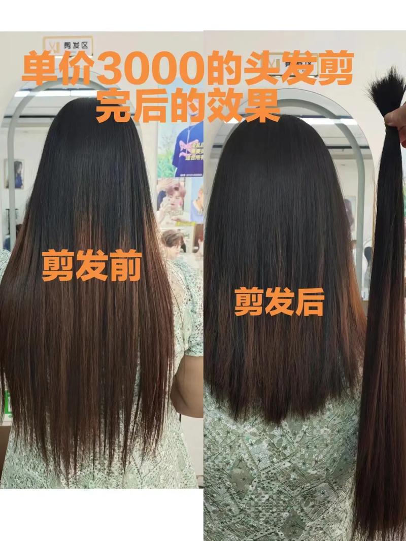 六个月头发长度对比照_六个月光头变浓密，我的护发心得分享