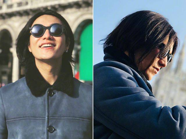 陈坤一头齐耳短发现身米兰_陈坤米兰短发像袁泉?中性风造型引热议 陈坤一头齐耳短发现身米兰_陈坤米兰短发像袁泉?中性风造型引热议