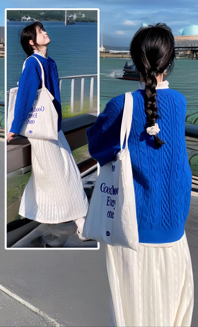 浅蓝色半裙适合多大年龄穿_浅蓝半裙显年轻，中年女性穿搭宝典