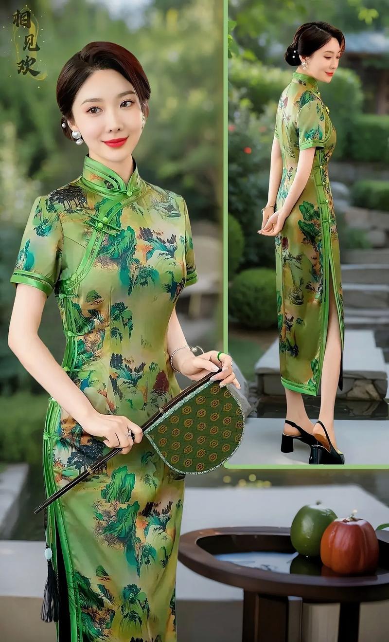 青绿色旗袍配什么耳环_青绿旗袍配耳环,气质瞬间变! 青绿色旗袍配什么耳环_青绿旗袍配耳环,气质瞬间变!