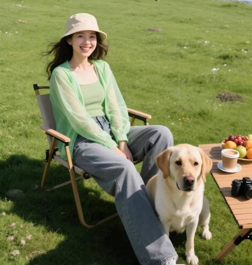 淡绿色上衣配什么裤子_绿上衣配白米卡其裤，清爽温柔又简约