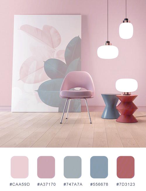 莫兰迪色高级配色参照一览表_六招提升高级感