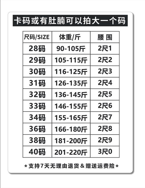 s码裤子适合多高的人穿_裤子S码尺寸看腰围，选对才合身