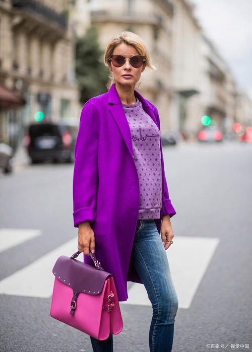 穿紫色上衣配什么裤子_清新高级甜美活力多风格可选