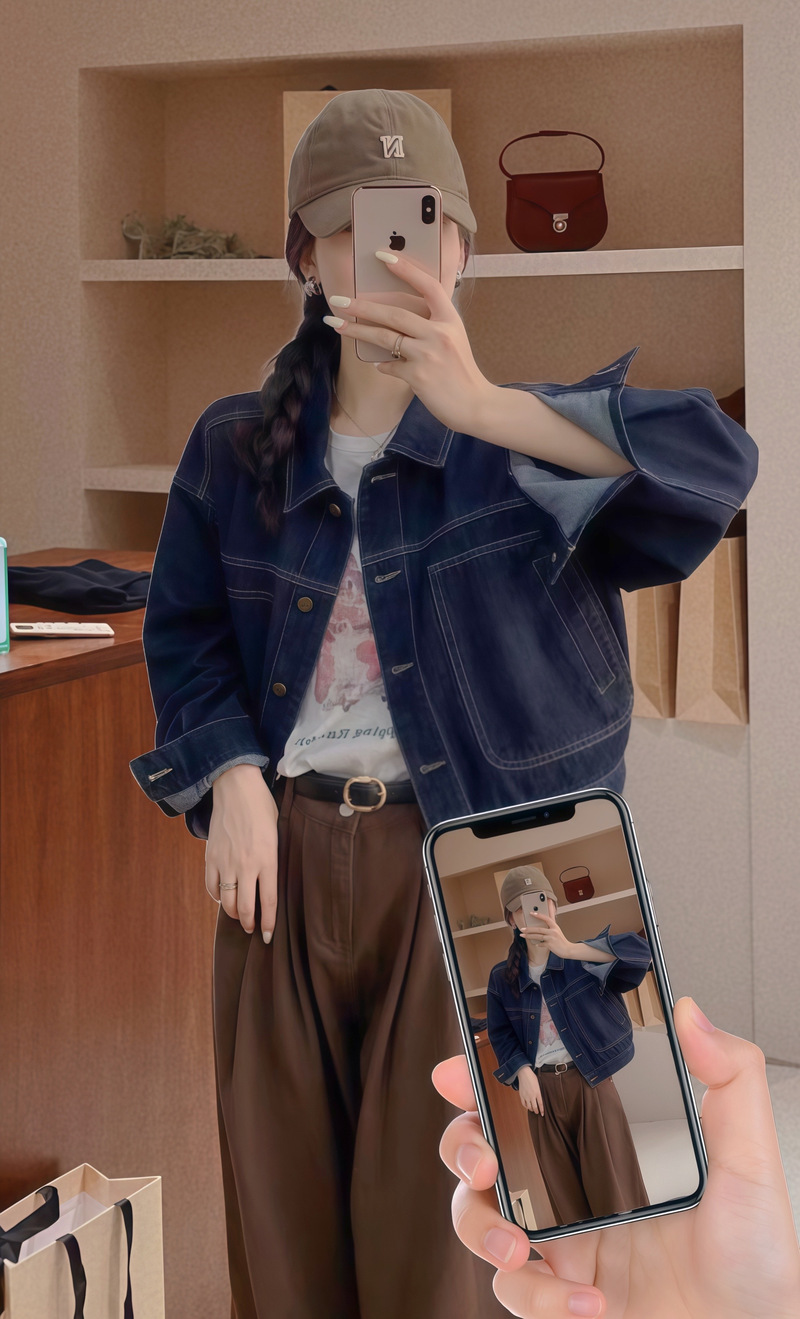 女夹克外套配什么裤子_夹克配这些下装，风格百变显气质！